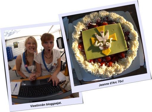 Blogilikat ja 
JDA 70v kakku